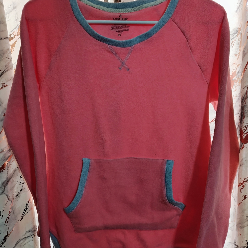 Cuddl Duds Pink Women's Pajama Sleepwear Top